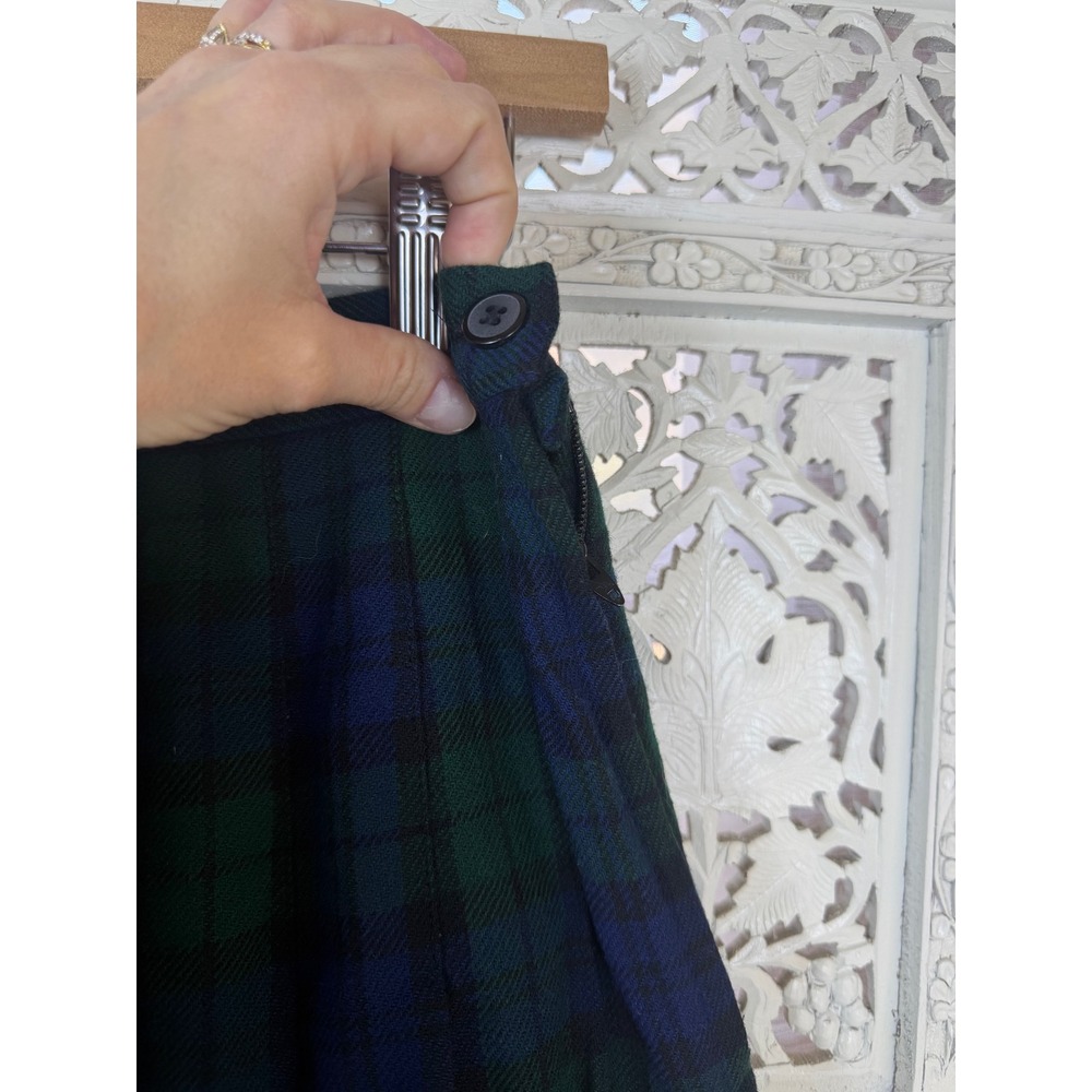 Vtg Pendleton Wool Midi Skirt Sz 8 Fits Smaller Pleated School Girl Academia - Picture 4 of 7